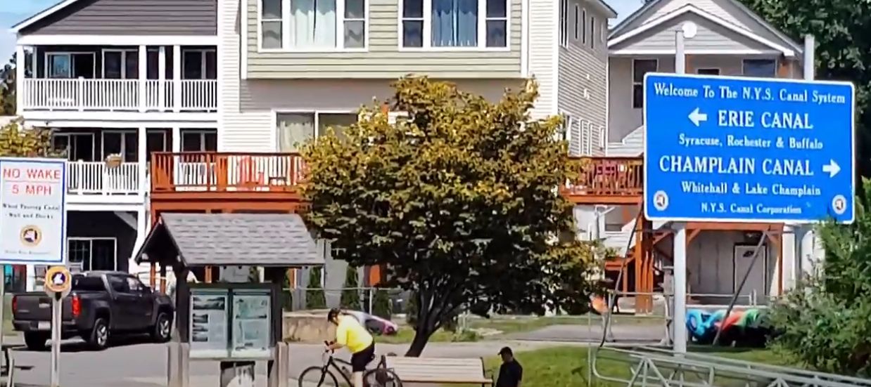 Canal Direction Sign