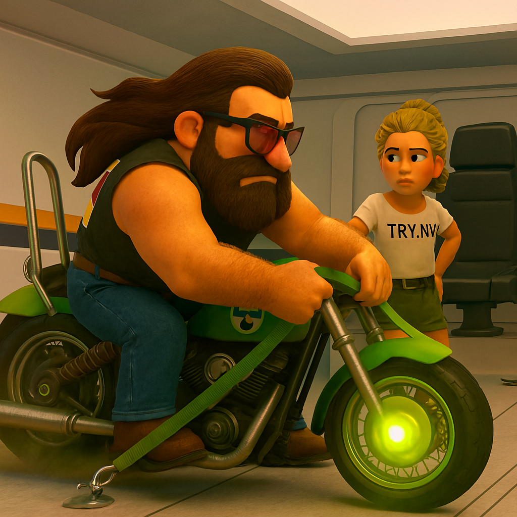 Spyder slams on the brakes dead center on deck